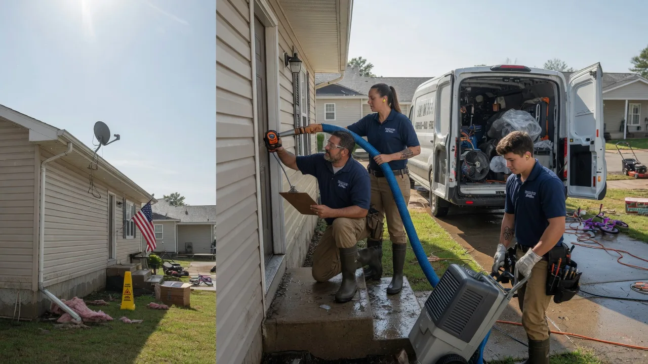 Ceiling Water Damage Restoration in Slinger, WI near me